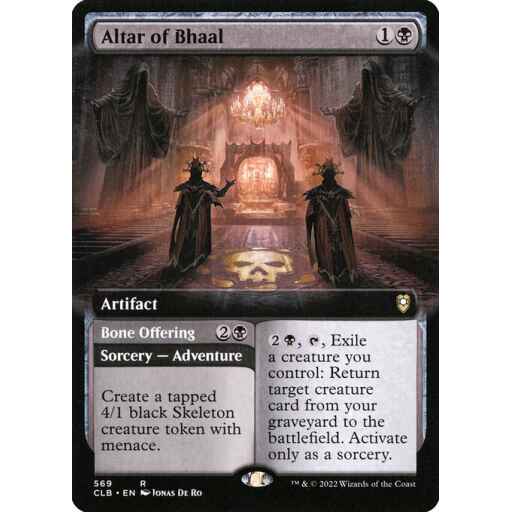Commander Legends: Battle for Baldur's Gate - 569 - Altar of Bhaal // Bone Offering - Rare - B - Non-foil