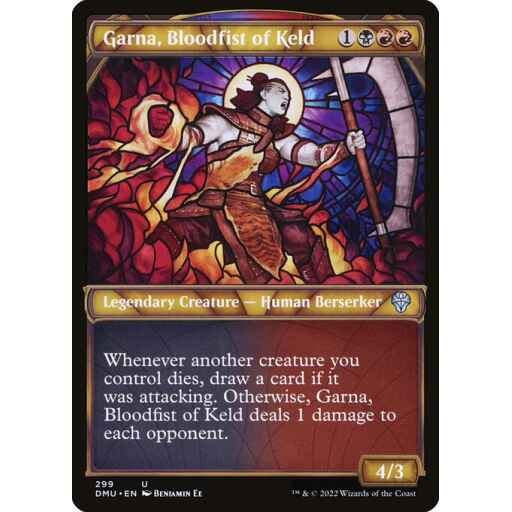 Dominaria United - 299 - Garna, Bloodfist of Keld - Uncommon - BR - Non-foil