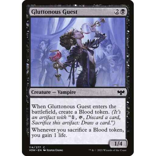 Innistrad: Crimson Vow - 114 - Gluttonous Guest - Common - B - Non-foil