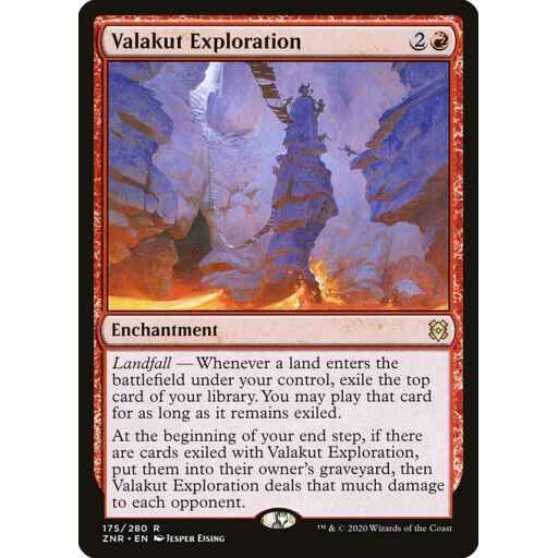 Zendikar Rising - 175 - Valakut Exploration - Rare - R - Non-foil