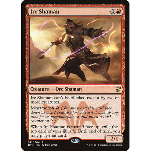 Dragons of Tarkir - 141 - Ire Shaman - Rare - R - Non-foil