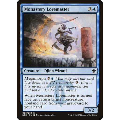 Dragons of Tarkir - 63 - Monastery Loremaster - Common - U - Non-foil