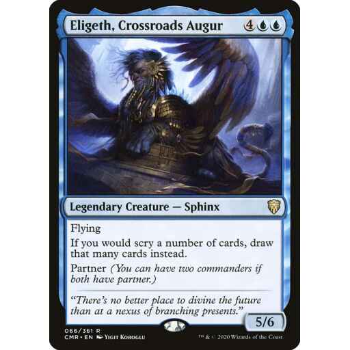 Commander Legends - 66 - Eligeth, Crossroads Augur - Rare - U - Non-foil