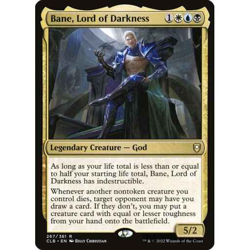 Commander Legends: Battle for Baldur's Gate - 267 - Bane, Lord of Darkness - Rare - Multi - Non-foil