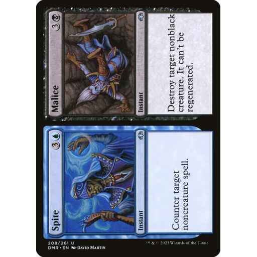 Dominaria Remastered - 208 - Spite // Malice - Uncommon - UB - Non-foil