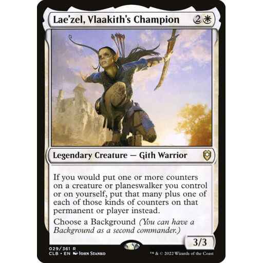 Commander Legends: Battle for Baldur's Gate - 29 - Lae'zel, Vlaakith's Champion - Rare - W - Non-foil