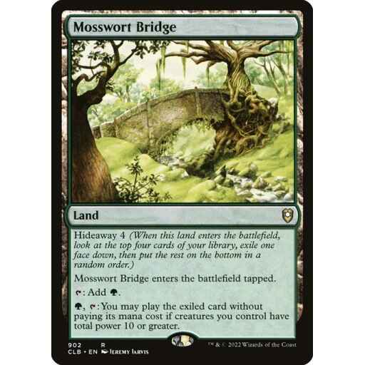 Commander Legends: Battle for Baldur's Gate - 902 - Mosswort Bridge - Rare - C - Non-foil