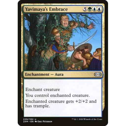 Double Masters - 229 - Yavimaya's Embrace - Uncommon - UG - Non-foil