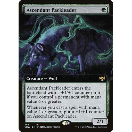 Innistrad: Crimson Vow - 383 - Ascendant Packleader - Rare - G - Non-foil