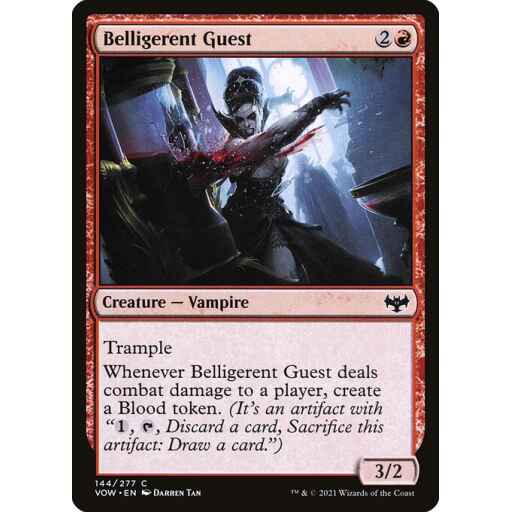 Innistrad: Crimson Vow - 144 - Belligerent Guest - Common - R - Non-foil