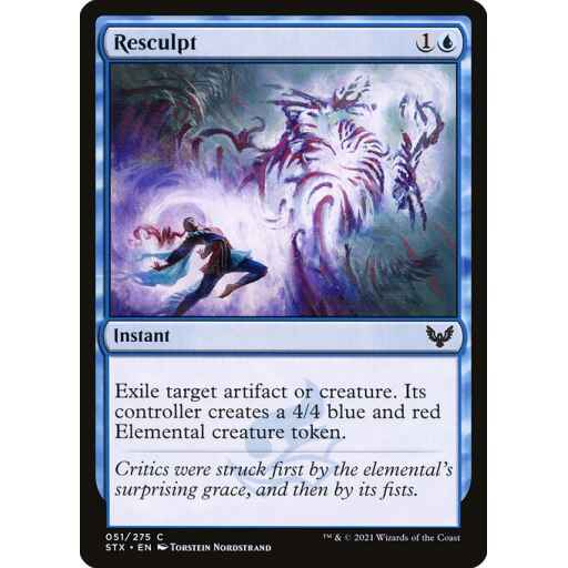 Strixhaven: School of Mages - 51 - Resculpt - Common - U - Non-foil