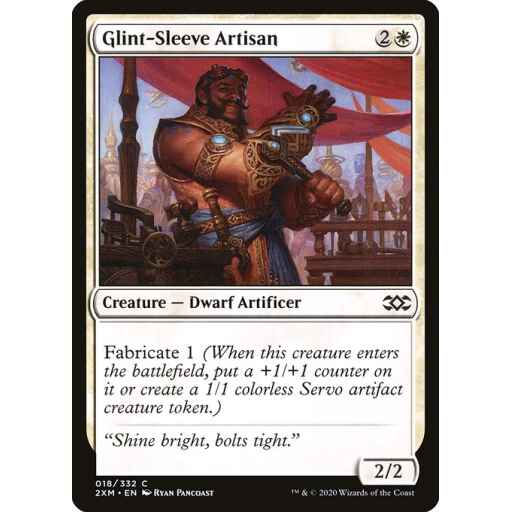 Double Masters - 18 - Glint-Sleeve Artisan - Common - W - Non-foil