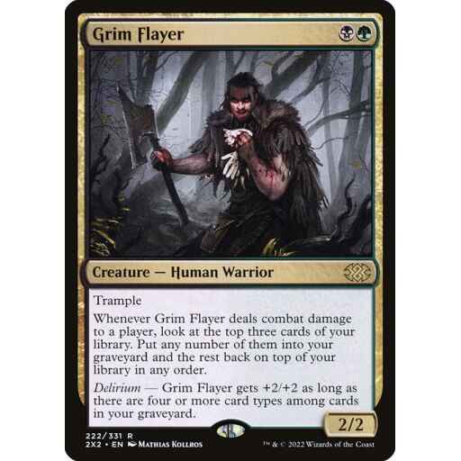 Double Masters 2022 - 222 - Grim Flayer - Rare - BG - Non-foil
