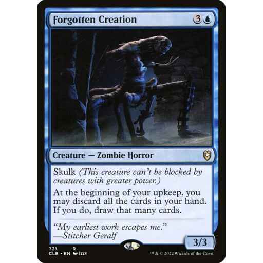 Commander Legends: Battle for Baldur's Gate - 721 - Forgotten Creation - Rare - U - Non-foil