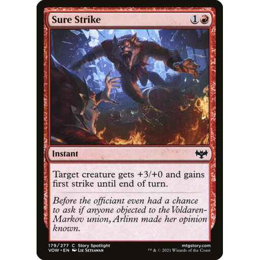 Innistrad: Crimson Vow - 179 - Sure Strike - Common - R - Non-foil