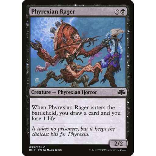 Dominaria Remastered - 99 - Phyrexian Rager - Common - B - Non-foil