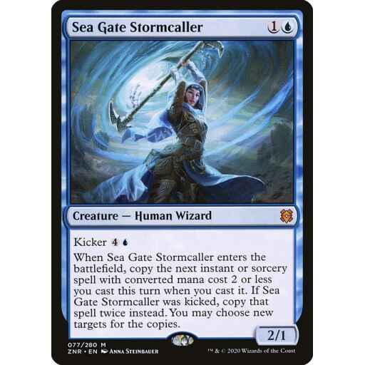 Zendikar Rising - 77 - Sea Gate Stormcaller - Mythic - U - Foil