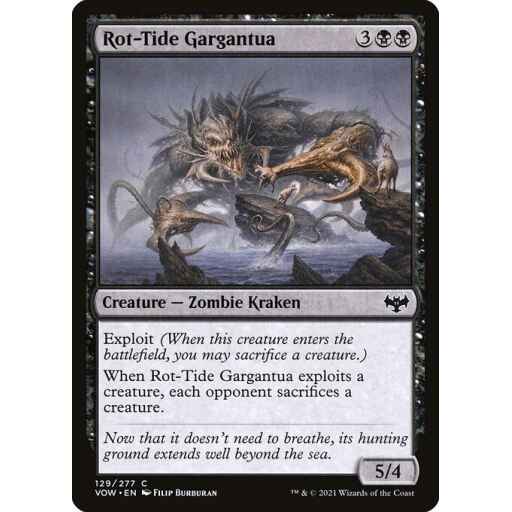Innistrad: Crimson Vow - 129 - Rot-Tide Gargantua - Common - B - Non-foil