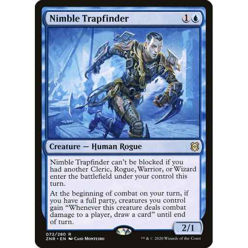 Zendikar Rising - 72 - Nimble Trapfinder - Rare - U - Non-foil