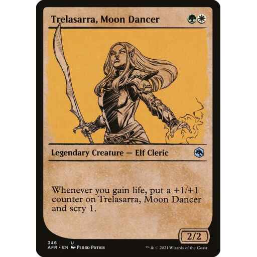 Adventures in the Forgotten Realms - 346 - Trelasarra, Moon Dancer - Uncommon - WG - Non-foil