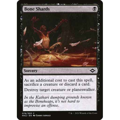 Modern Horizons 2 - 76 - Bone Shards - Common - B - Non-foil