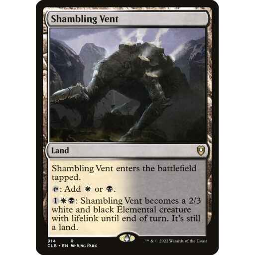Commander Legends: Battle for Baldur's Gate - 914 - Shambling Vent - Rare - C - Non-foil