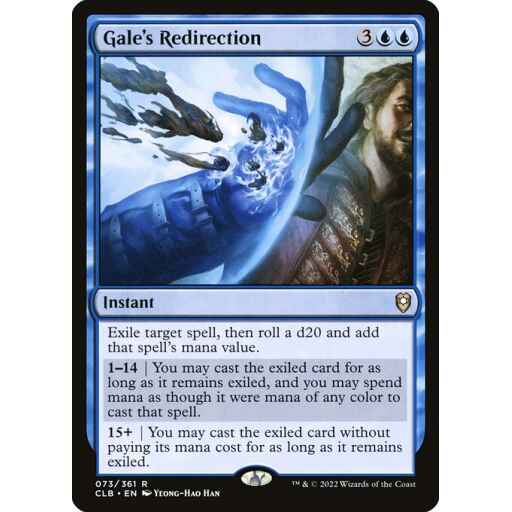 Commander Legends: Battle for Baldur's Gate - 73 - Gale's Redirection - Rare - U - Non-foil