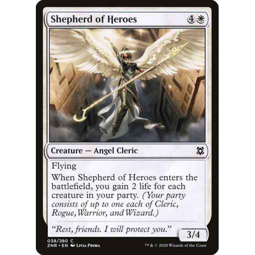 Zendikar Rising - 38 - Shepherd of Heroes - Common - W - Non-foil