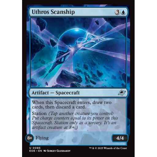 Edge of Eternities - 85 - Uthros Scanship - Uncommon - U - Non-foil