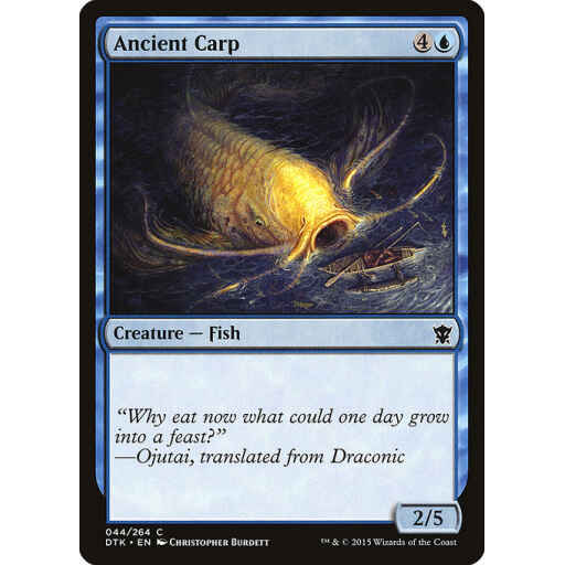 Dragons of Tarkir - 44 - Ancient Carp - Common - U - Non-foil