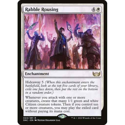 Streets of New Capenna - 24 - Rabble Rousing - Rare - W - Non-foil