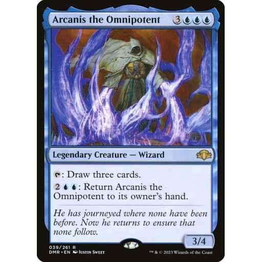 Dominaria Remastered - 39 - Arcanis the Omnipotent - Rare - U - Non-foil