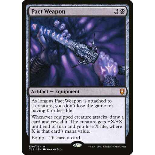 Commander Legends: Battle for Baldur's Gate - 139 - Pact Weapon - Mythic - B - Non-foil