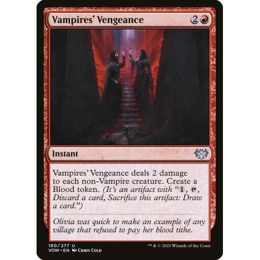 Innistrad: Crimson Vow - 180 - Vampires' Vengeance - Uncommon - R - Non-foil