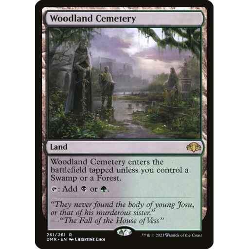 Dominaria Remastered - 261 - Woodland Cemetery - Rare - C - Non-foil