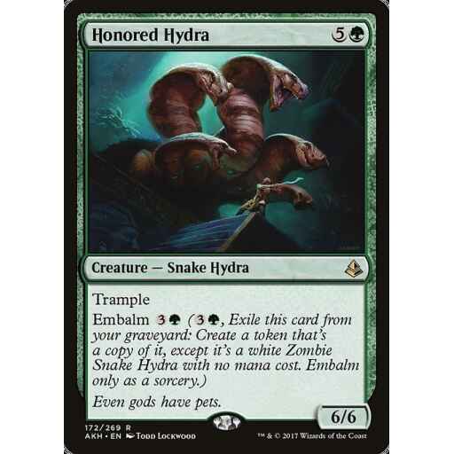 Amonkhet - 172 - Honored Hydra - Rare - G - Non-foil