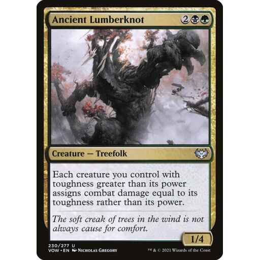 Innistrad: Crimson Vow - 230 - Ancient Lumberknot - Uncommon - BG - Non-foil