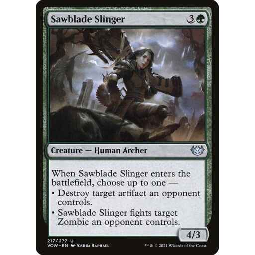 Innistrad: Crimson Vow - 217 - Sawblade Slinger - Uncommon - G - Non-foil