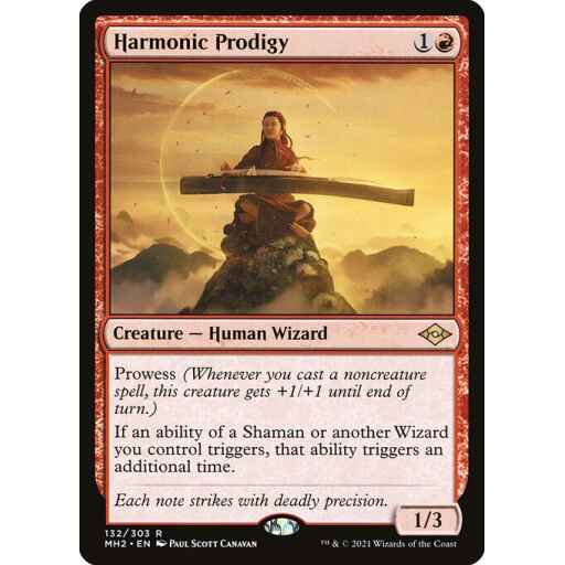 Modern Horizons 2 - 132 - Harmonic Prodigy - Rare - R - Non-foil