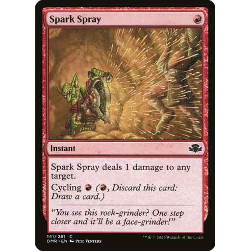 Dominaria Remastered - 141 - Spark Spray - Common - R - Non-foil