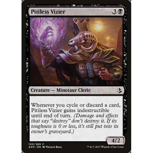 Amonkhet - 103 - Pitiless Vizier - Common - B - Non-foil