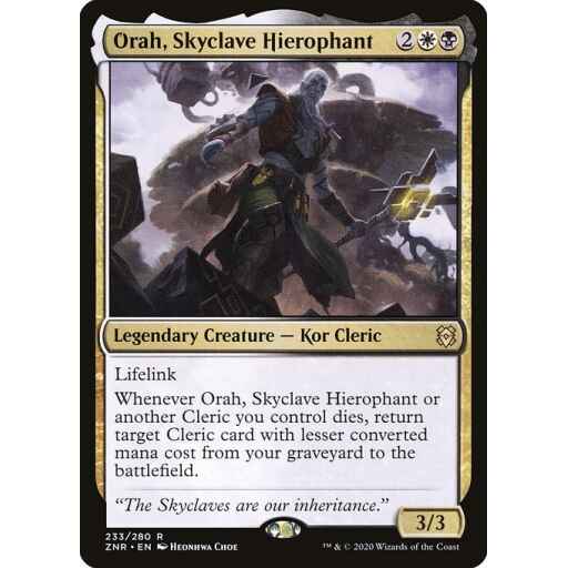 Zendikar Rising - 233 - Orah, Skyclave Hierophant - Rare - WB - Non-foil