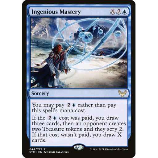 Strixhaven: School of Mages - 44 - Ingenious Mastery - Rare - U - Foil