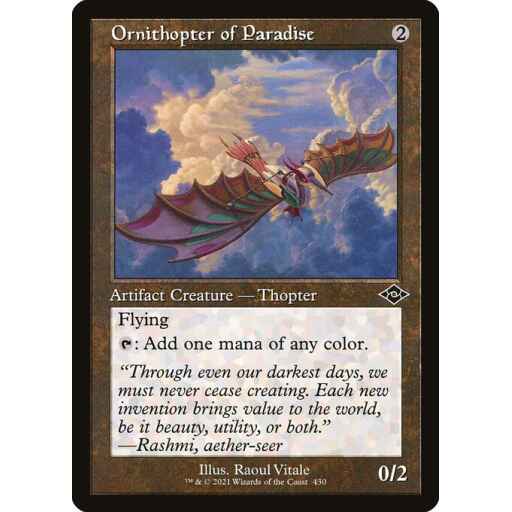 Modern Horizons 2 - 430 - Ornithopter of Paradise - Common - C - Non-foil