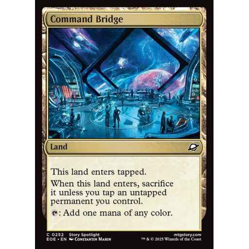 Edge of Eternities - 252 - Command Bridge - Common - C - Non-foil