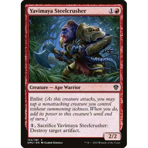 Dominaria United - 152 - Yavimaya Steelcrusher - Common - R - Non-foil