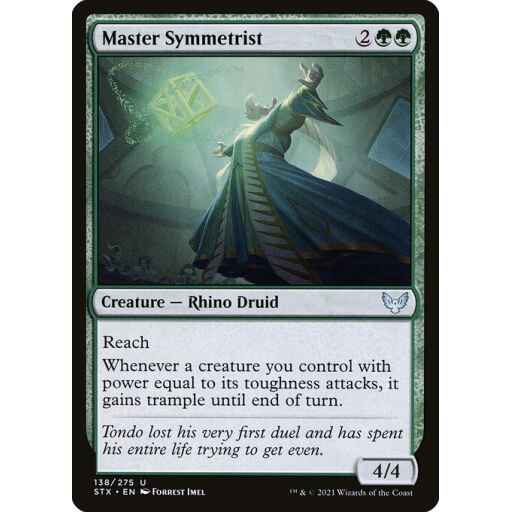 Strixhaven: School of Mages - 138 - Master Symmetrist - Uncommon - G - Non-foil