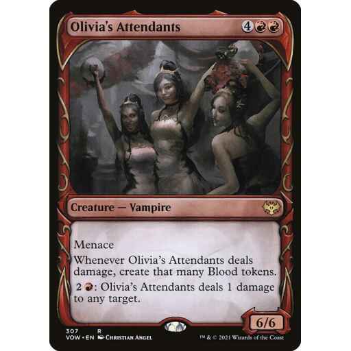 Innistrad: Crimson Vow - 307 - Olivia's Attendants - Rare - R - Non-foil