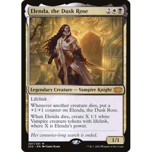 Double Masters 2022 - 207 - Elenda, the Dusk Rose - Mythic - WB - Non-foil