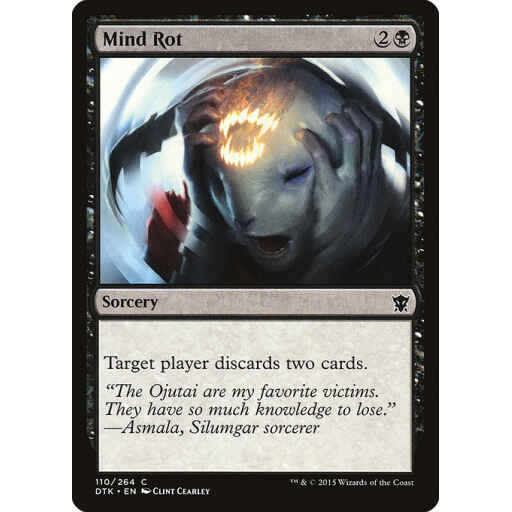Dragons of Tarkir - 110 - Mind Rot - Common - B - Non-foil
